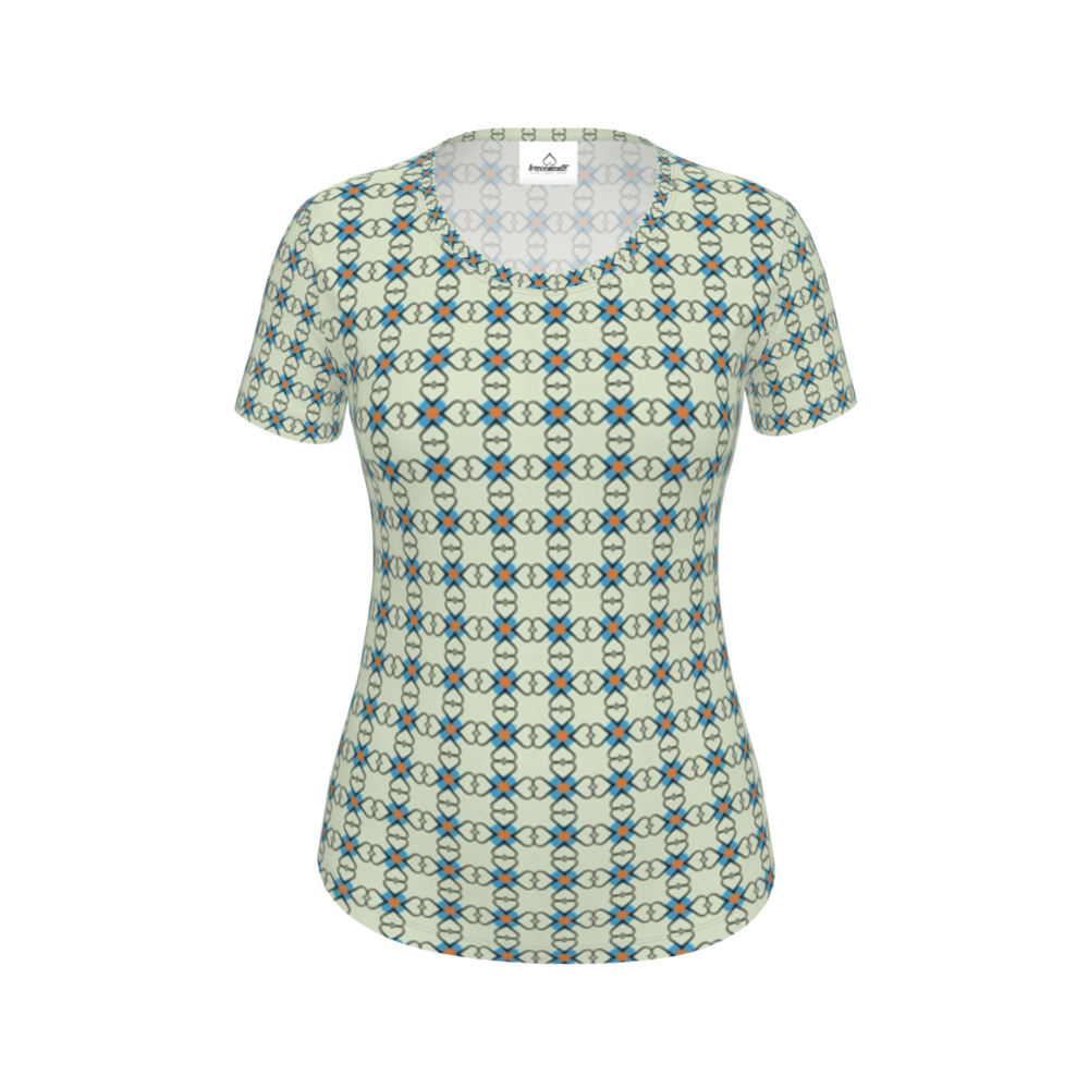 T-Shirt  SlimFit manica corta Dolomitia Blue
