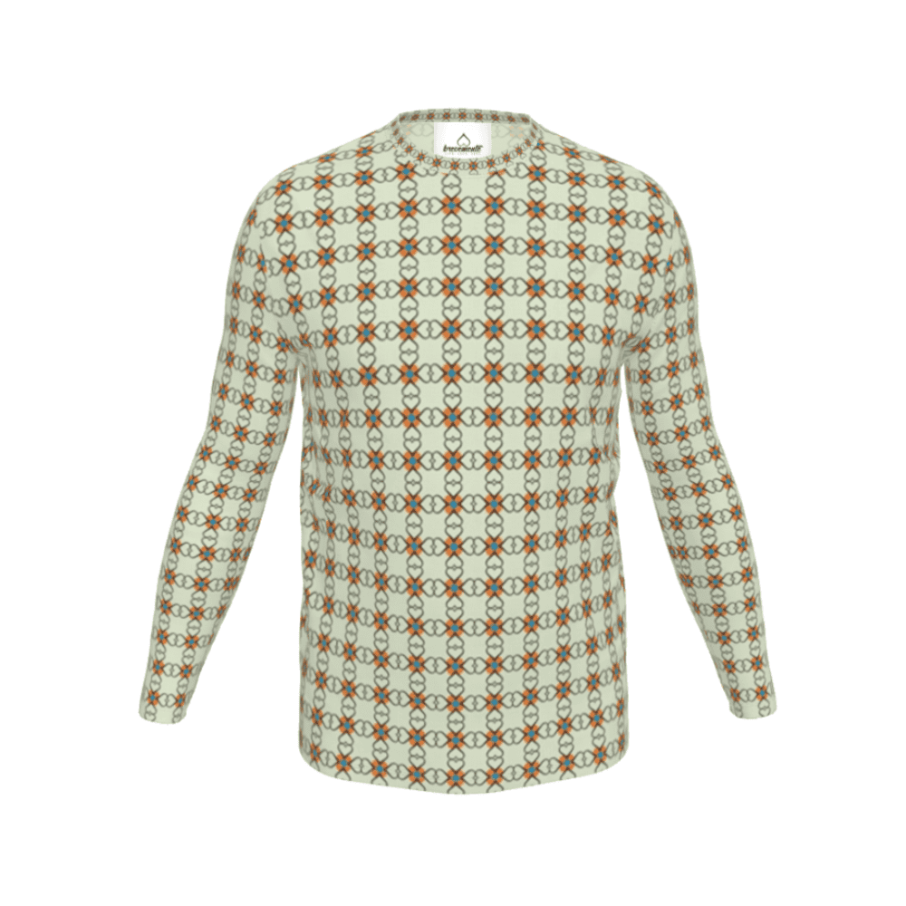 Dolomitia Orange LONG SLEEVE T-SHIRT