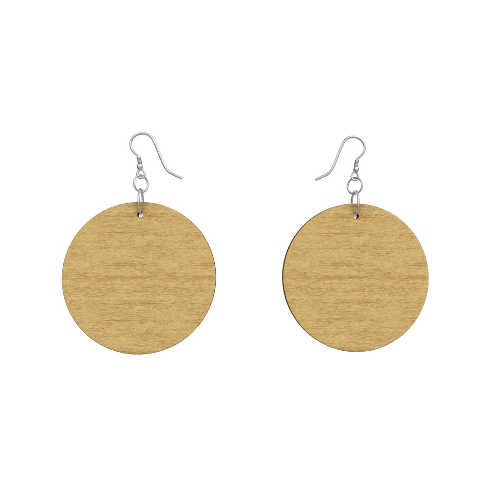 Vesuvia - Petites boucles d'oreilles en bois – Image 8
